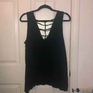 American Eagle L teal/green tank top